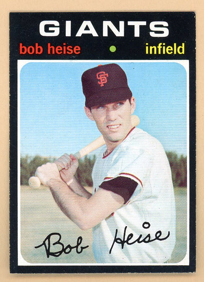 1971 Topps Baseball #691 Bob Heise Giants NR-MT 550714