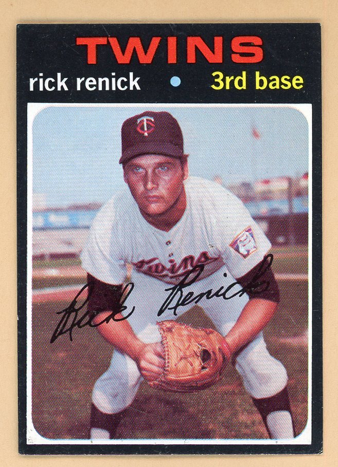 1971 Topps Baseball #694 Rick Renick Twins NR-MT 550717