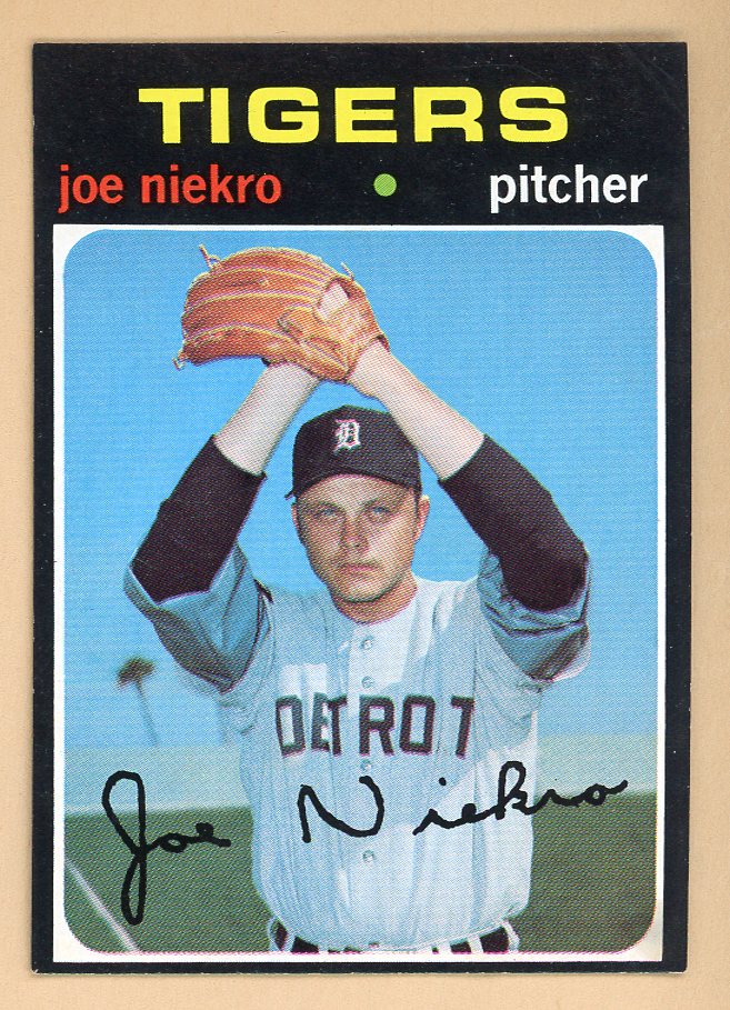 1971 Topps Baseball #695 Joe Niekro Tigers NR-MT 550718