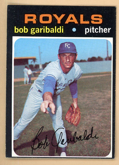 1971 Topps Baseball #701 Bob Garibaldi Royals NR-MT 550722