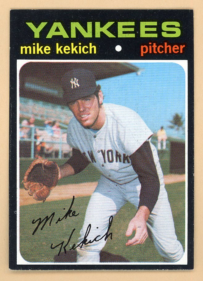1971 Topps Baseball #703 Mike Kekich Yankees NR-MT 550723