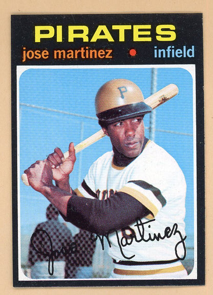 1971 Topps Baseball #712 Jose Martinez Pirates NR-MT 550726
