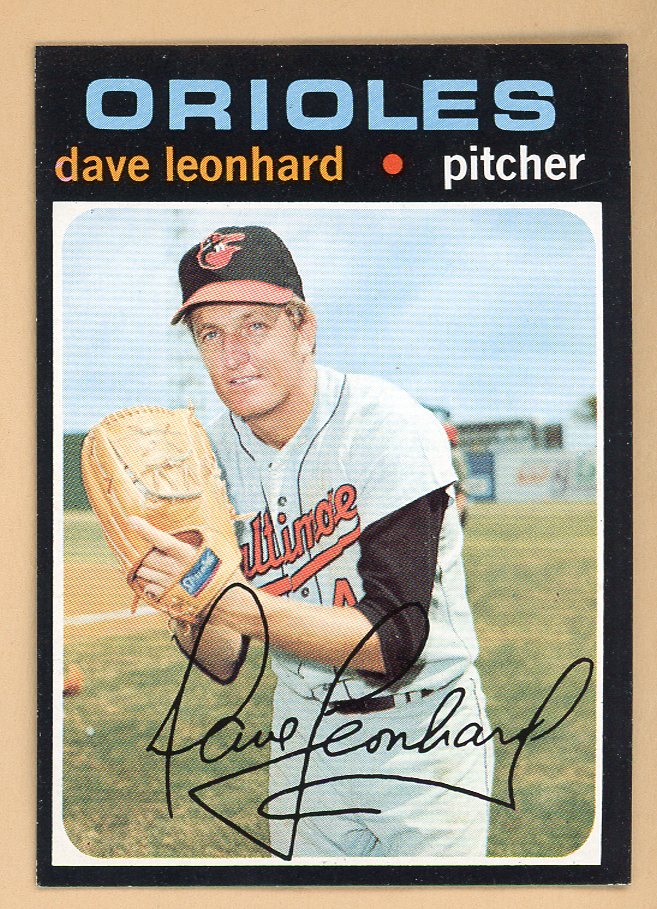 1971 Topps Baseball #716 Dave Leonhard Orioles NR-MT 550727