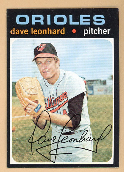 1971 Topps Baseball #716 Dave Leonhard Orioles NR-MT 550727