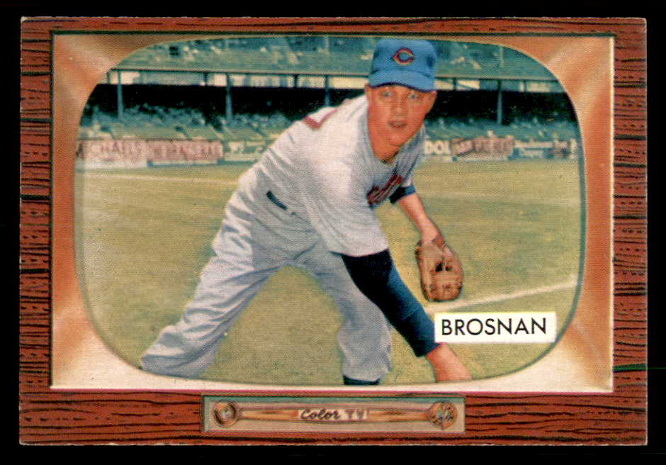 1955 Bowman Baseball #229 Jim Brosnan Cubs EX-MT 550769