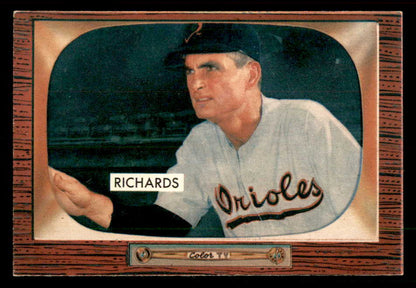 1955 Bowman Baseball #225 Paul Richards Orioles EX 550795