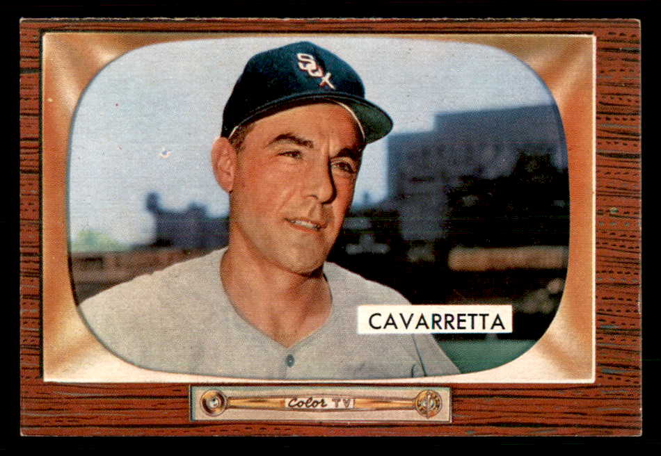 1955 Bowman Baseball #282 Phil Cavarretta White Sox EX 550797