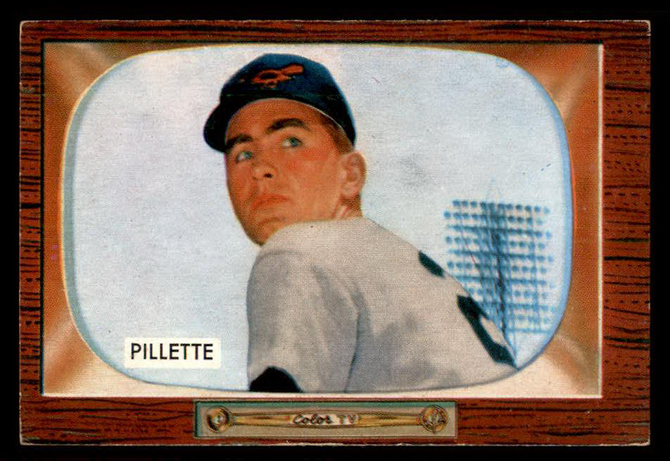 1955 Bowman Baseball #244 Duane Pillette Orioles VG-EX 550829