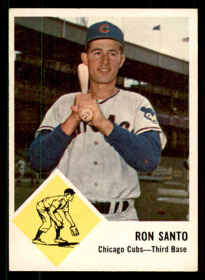 1963 Fleer Baseball #032 Ron Santo Cubs VG-EX/EX 550897