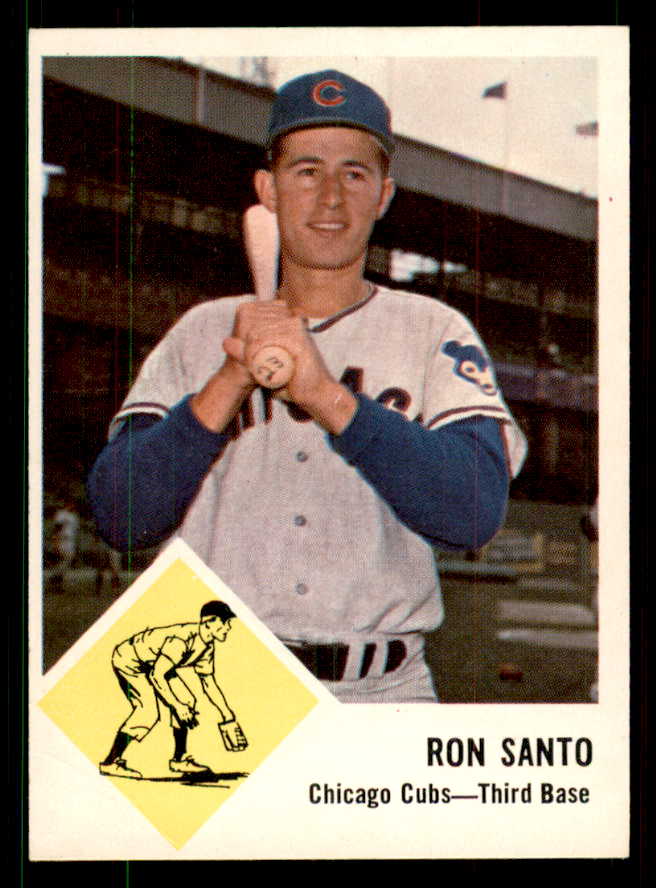 1963 Fleer Baseball #032 Ron Santo Cubs VG 550898