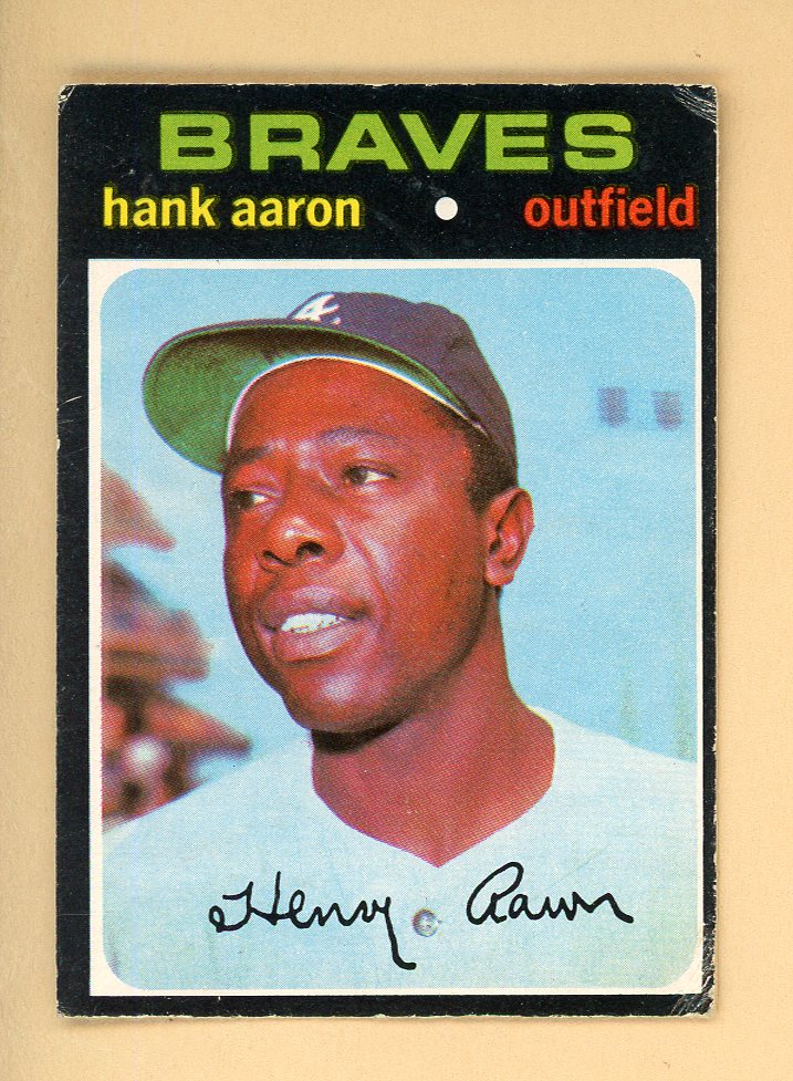 1971 O Pee Chee #400 Hank Aaron Braves VG-EX 550920