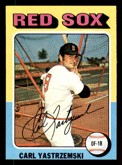 1975 Topps Mini Baseball #280 Carl Yastrzemski Red Sox EX-MT 550922
