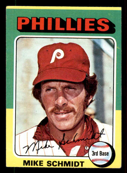 1975 Topps Mini Baseball #070 Mike Schmidt Phillies VG-EX 550923