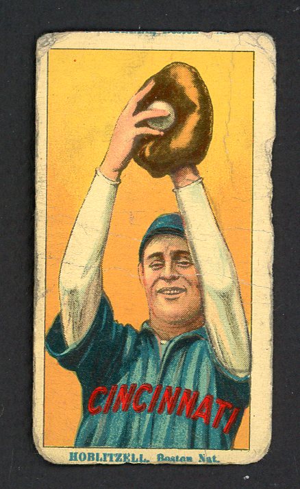 1914 T213-2 Coupon Dick Hoblitzell Braves Low Grade 551000