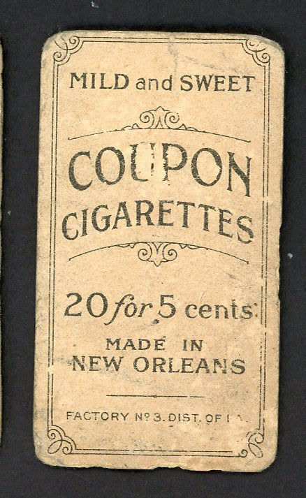 1914 T213-2 Coupon Dode Paskert Phillies Low Grade 551002