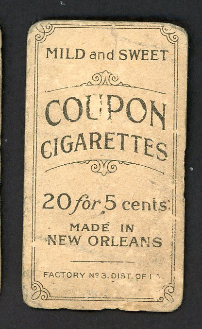 1914 T213-2 Coupon Dode Paskert Phillies Low Grade 551002