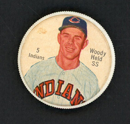 1962 Salada Baseball #005 Woody Held Indians EX 551124