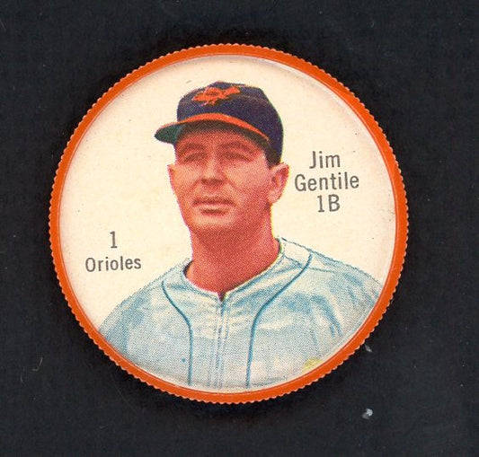 1962 Salada Baseball #001 Jim Gentile Orioles EX-MT 551136