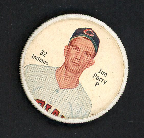 1962 Salada Baseball #032 Jim Perry Indians EX 551153