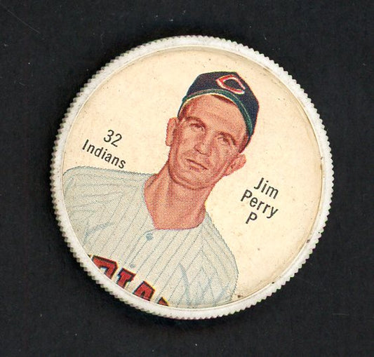 1962 Salada Baseball #032 Jim Perry Indians EX 551153