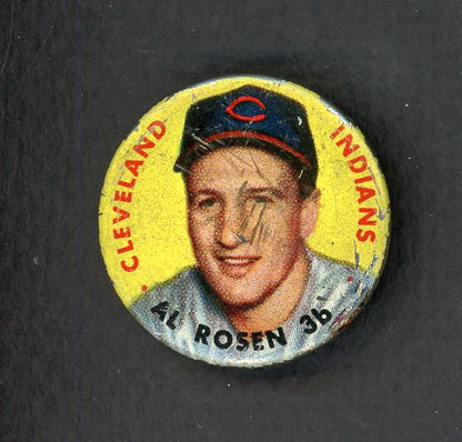 1956 Topps Baseball Pins Al Rosen Indians VG 551194