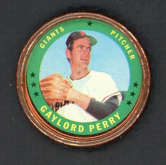 1971 Topps Baseball Coins #073 Gaylord Perry Giants VG-EX 551228