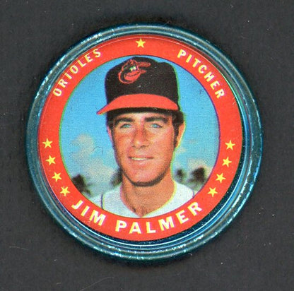 1971 Topps Baseball Coins #090 Jim Palmer Orioles VG-EX 551229
