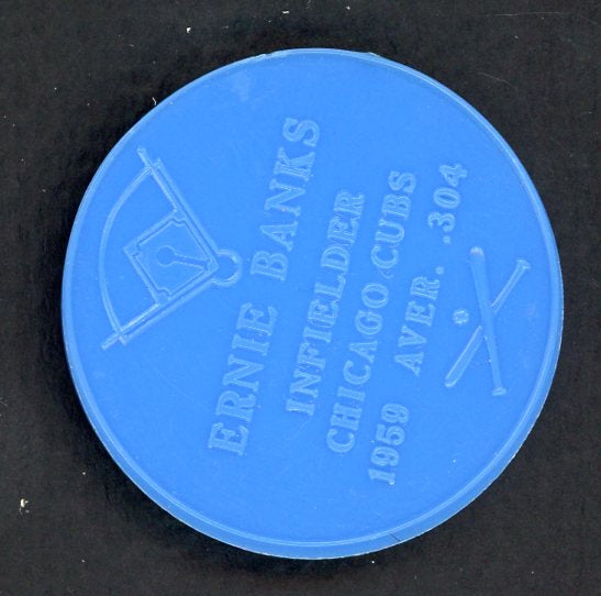 1960 Armour Coins Ernie Banks Cubs EX-MT 551238