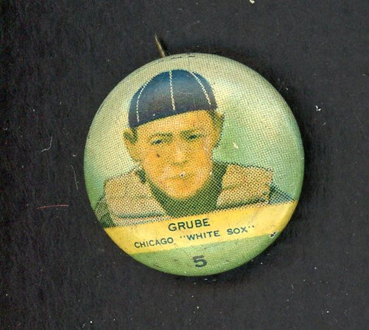 1932 PR2 Orbit Gum Pins #005 Frank Grube White Sox EX 551255