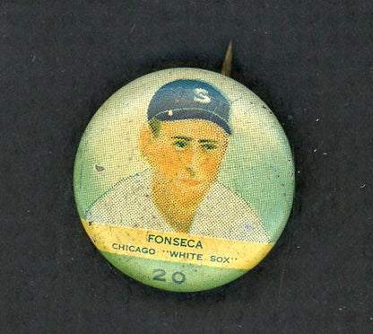 1932 PR2 Orbit Gum Pins #020 Lew Fonseca White Sox EX 551257