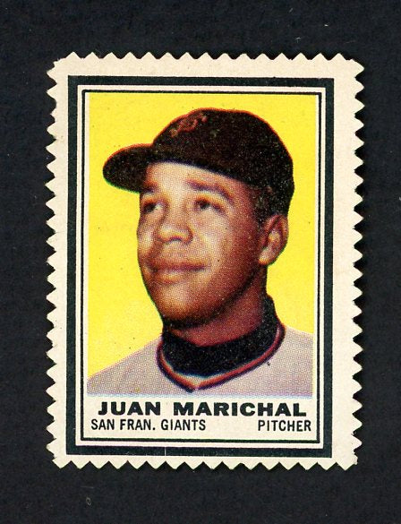 1962 Topps Baseball Stamps Juan Marichal Giants VG 551278
