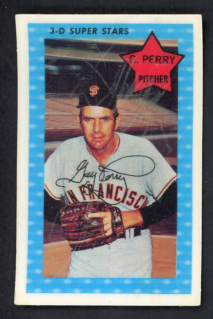1971 Kelloggs Baseball #006 Gaylord Perry Giants VG 551303