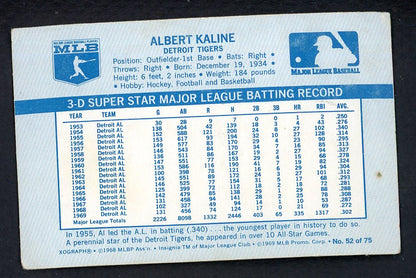 1970 Kelloggs Baseball #052 Al Kaline Tigers VG 551306