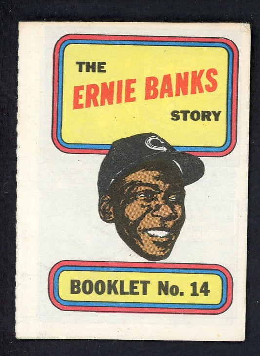 1970 Topps Baseball Story Booklets #014 Ernie Banks Cubs VG-EX 551332