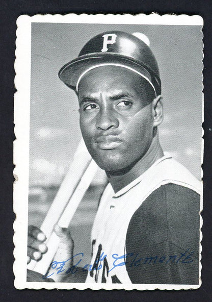 1969 Topps Baseball Deckle Edge #027 Roberto Clemente Pirates VG-EX 551345