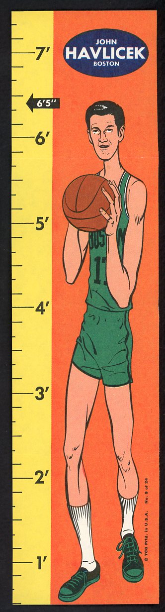 1969 Topps Basketball Rulers #009 John Havlicek Celtics EX-MT 551374