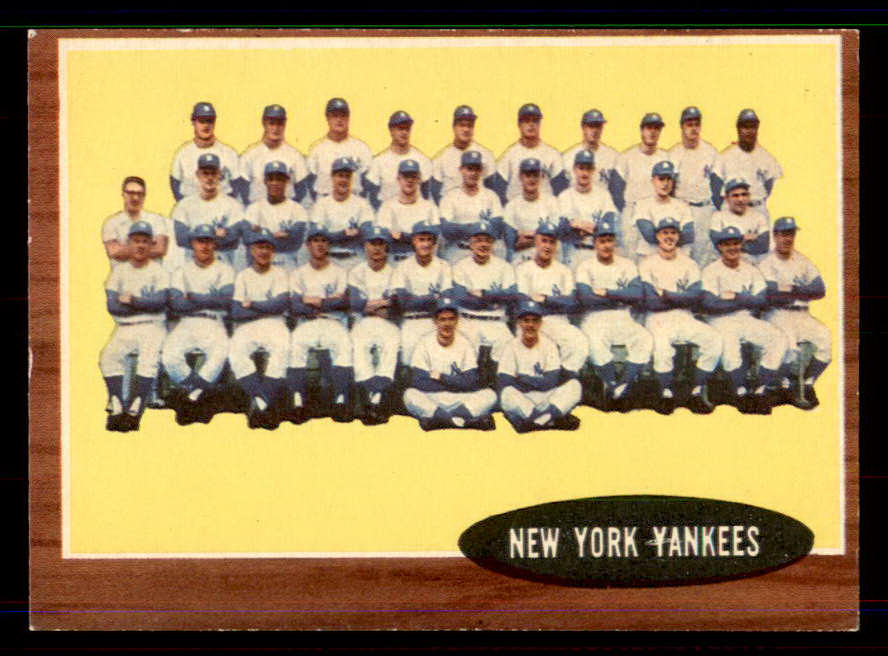 1962 Topps Baseball #251 New York Yankees Team VG-EX 551406
