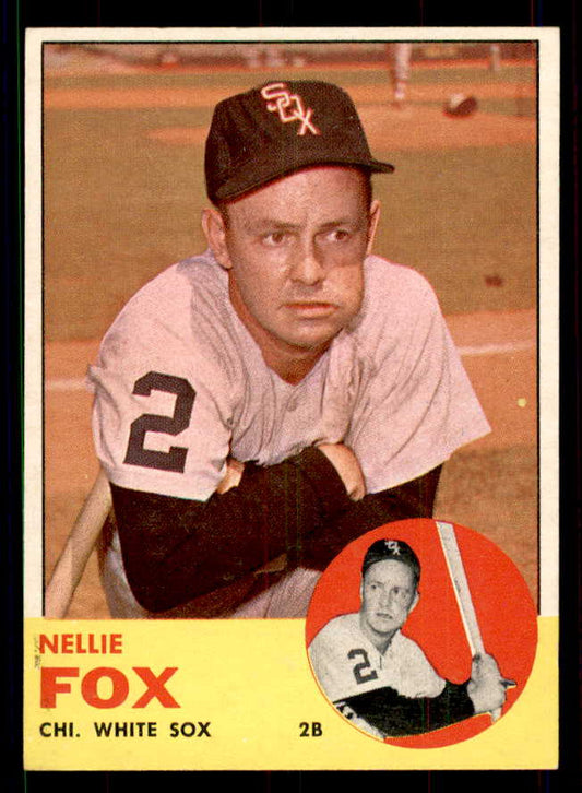 1963 Topps Baseball #525 Nellie Fox White Sox EX-MT 551413