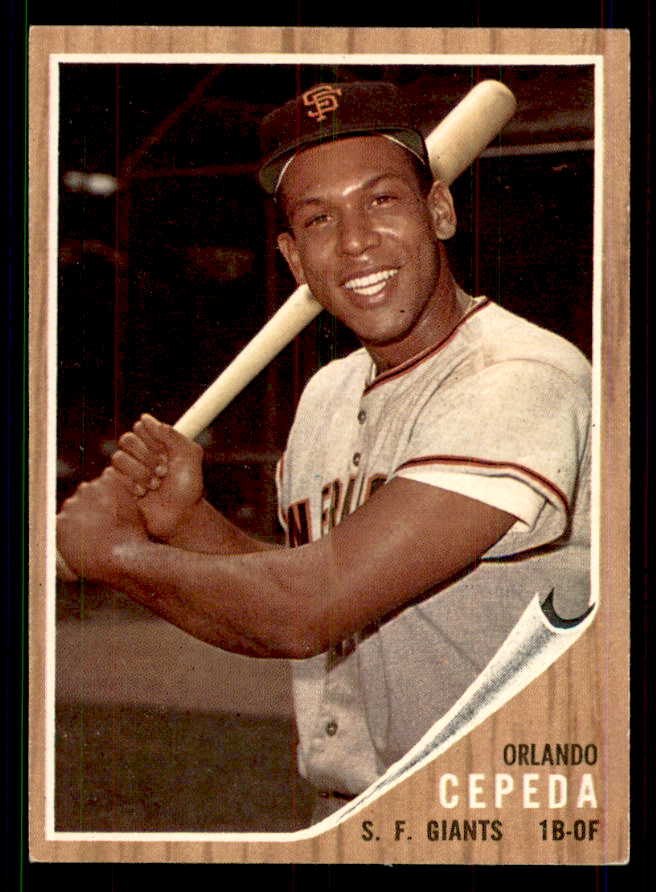 1962 Topps Baseball #040 Orlando Cepeda Giants EX-MT 551416