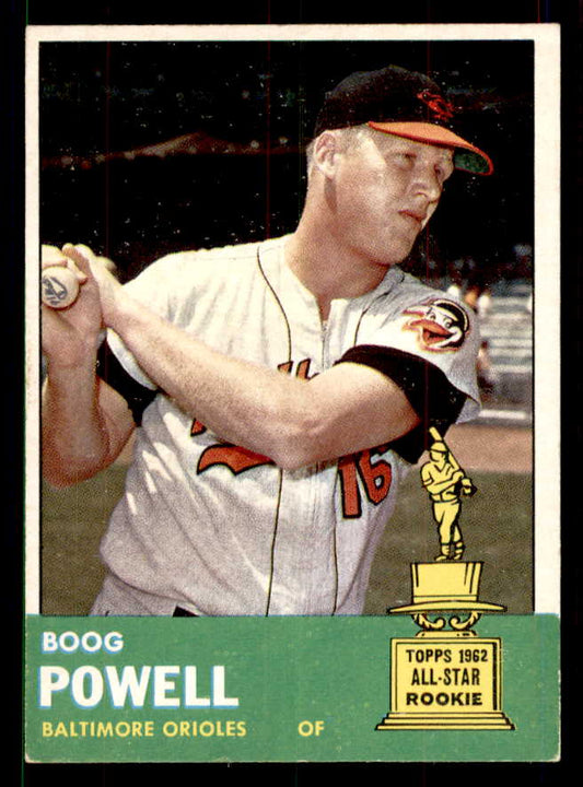 1963 Topps Baseball #398 Boog Powell Orioles EX-MT 551419