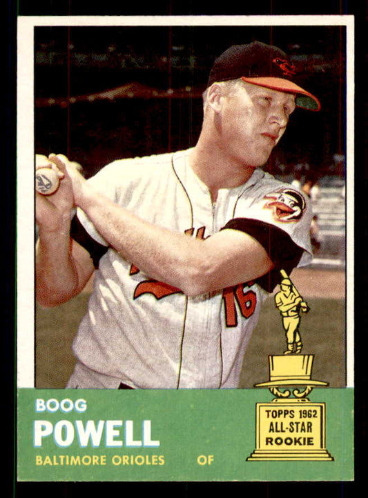 1963 Topps Baseball #398 Boog Powell Orioles EX-MT 551420
