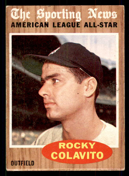 1962 Topps Baseball #472 Rocky Colavito A.S. Tigers VG-EX 551435