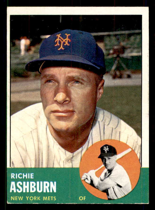 1963 Topps Baseball #135 Richie Ashburn Mets VG-EX 551440