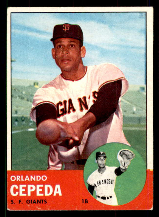 1963 Topps Baseball #520 Orlando Cepeda Giants VG-EX 551443