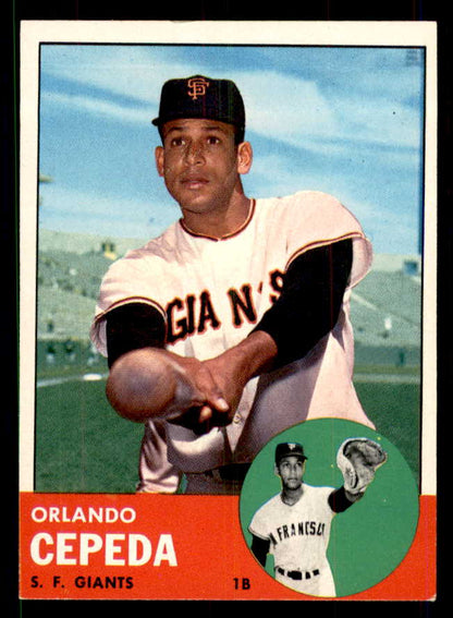 1963 Topps Baseball #520 Orlando Cepeda Giants EX-MT 551445
