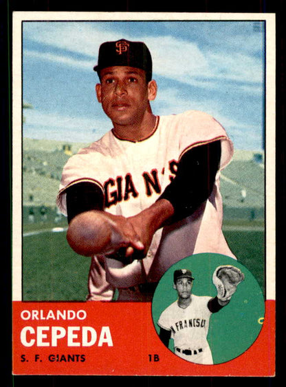 1963 Topps Baseball #520 Orlando Cepeda Giants EX-MT 551447