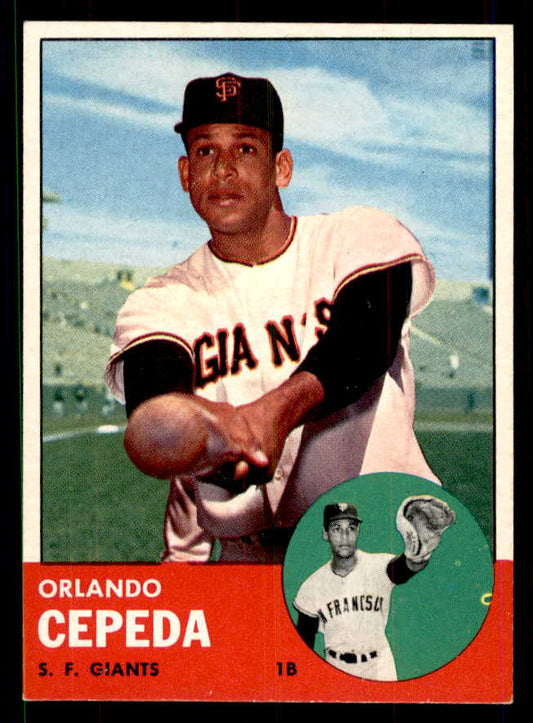 1963 Topps Baseball #520 Orlando Cepeda Giants EX-MT 551447