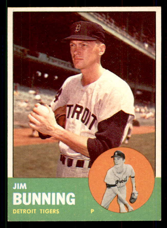1963 Topps Baseball #365 Jim Bunning Tigers VG-EX 551449