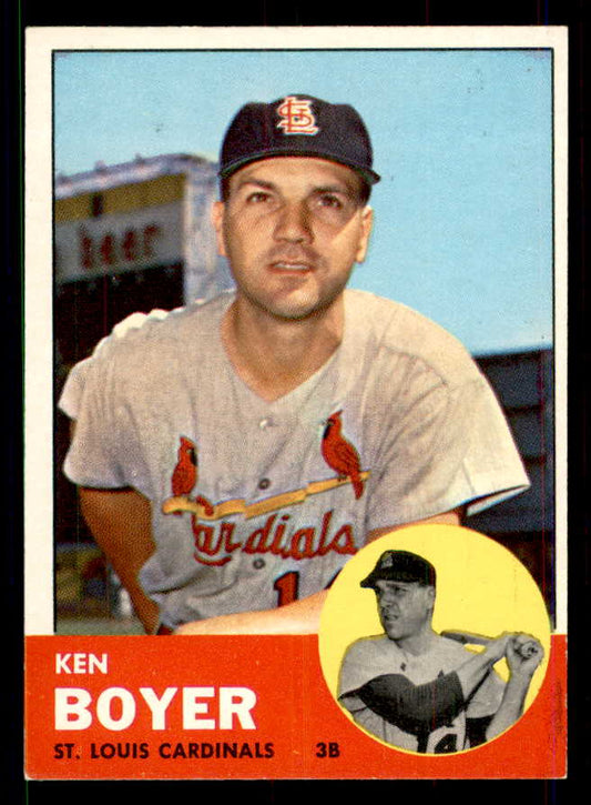 1963 Topps Baseball #375 Ken Boyer Cardinals EX-MT 551451