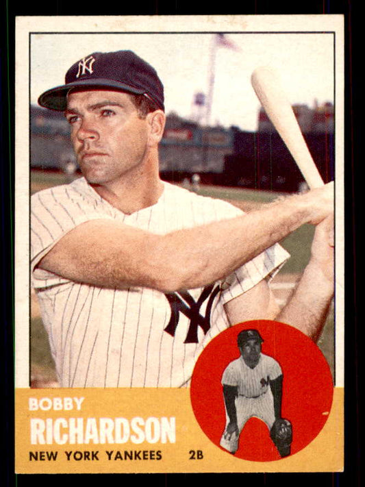 1963 Topps Baseball #420 Bobby Richardson Yankees NR-MT 551465